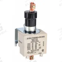 STRUTHERS-DUNN Mercury Displacement Contactor: 120V AC, 35 A Full Load Current - Resistive, 1 Poles (MPN M35A-120VAC). Key specifications — Brand: STRUTHERS-DUNN; Terminal Connection Type: Screw Terminals; Contact Material: Liquid Mercury.