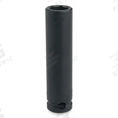 PROTO Impact Socket: 3/8 in Drive Size, Metric, 10 mm Socket Size, 6-Point, Deep - 3/8" Drive Impact Sockets