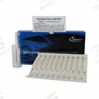 CHEMETRICS Water Quality Test Kit: Hydrogen Peroxide, 0 to 6 ppm, 30 Tests (MPN K-5543). Key specifications — Includes: Ampoule Blank; Range: 0 to 6 ppm; Sensitivity: ≤0.10 ppm at 0 ppm±0.08 ppm at 0.50 ppm±0.30 ppm at 1.50 ppm±0.45 ppm at 4.50 ppm; Test Parameters: Hydrogen Peroxide.