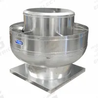 Upblast Exhauster: Belt Drive, Includes Drive Pack, 24 1/2 in Wheel, 6,913 cfm, ODP, 3 hp, 575V AC (MPN ALX245UBT30300P). Key specifications — Brand: CANARM; Base Shape: Square; Assembly: Assembled; Motor Enclosure: Open Dripproof; Nameplate Voltage: 575V AC; Mounting Location: Wall; For High-Static Pressure Applications: Yes; High-Efficiency Motor: No.