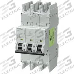 SIEMENS IEC Miniature Circuit Breaker: 8 A Amps, 125V DC, 10kA at 277/480V AC, Screw Clamp (MPN 5SJ43088HG42). Key specifications — DC Voltage Rating: 125V DC; Max. AIR Rating: 10kA at 277/480V AC; Terminal Connection: Screw Clamp; Brand: SIEMENS.