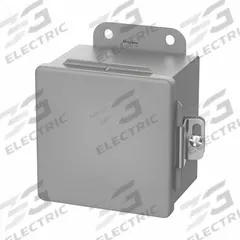 HOFFMAN Enclosure: Steel, 12 in x 10 in x 5 in, NEMA 12/13, Solid Cover, Hinged, Dust Tight (MPN A1210CH). Key specifications — Brand: HOFFMAN; Closure Method: Clamps; Knockouts: Not Included.