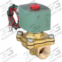 REDHAT Solenoid Valve: 2-Way, Normally Closed, 1/2 in Pipe Size, 24V DC, Watertight, High Flow (MPN 8210G002LF 24/DC). Key specifications — Pipe Size: 1/2 in; Voltage: 24V DC; Brand: REDHAT; Coil Enclosure: Watertight.