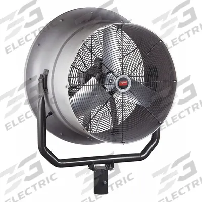 Dayton Fan Head: 30 in Blade Dia, 1 Speeds, 115V AC, 1 hp Motor - High-Velocity Industrial Fan Heads