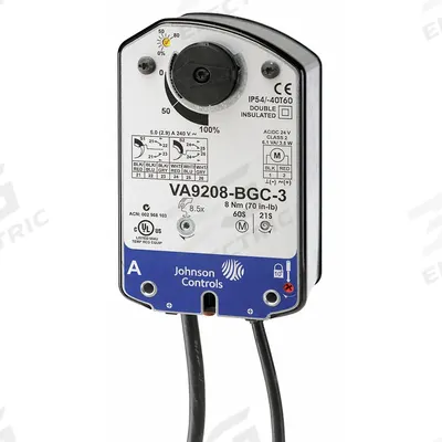 JOHNSON CONTROLS Electric Ball Valve Actuator: Electric Ball Valve Actuator, VG1000, 120V AC - Fail-Safe Ball Valve Actuators