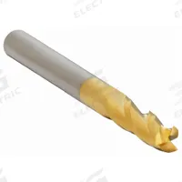 APPROVED VENDOR Square End Mill: Carbide, TiN Coated, 3 Flute, 1/8" Mill Dia, 1/2" LOC, 1-1/2" OAL (MPN 205-001071)