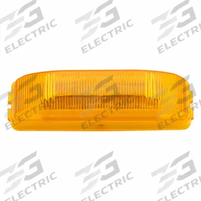 GROTE Clearance Marker Lamp: Clearance Light, LED, Rectangular, Amber, Bracket - Clearance Lights