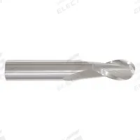 APPROVED VENDOR Ball End Mill: Carbide, TiCN Coated, 2 Flute, 12 mm Mill Dia, 25 mm LOC, 76 mm OAL (MPN 221-001520C)