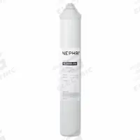NEPHROS Quick-Connect Water Filter: 2 gpm, 17 in Overall Ht, 3 in Overall Dia, Scale Reduces (MPN 70-35550-E60). Key specifications — Product Type: Quick-Connect Water Filter; Filter Media: Treated Polymer Beads; Brand: NEPHROS; Reduces: Scale.