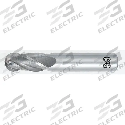 OSG Ball End Mill: Carbide, 4 Flute, 9/16" Mill Dia, 1-1/8" LOC, 3-1/2" OAL (MPN 404-5625-BN) - General Purpose Carbide Ball End Mills
