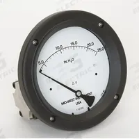MIDWEST INSTRUMENT Differential Pressure Gauge: Back, 1/4 in NPT Female, ±3-2-3% Gauge Accuracy, 142 (MPN 142-SC-00-OO-25H). Key specifications — Sensor Type: Diaphragm; Series: 142; Housing Material: 316 Stainless Steel; Certificate of Calibration: Not Included; Gauge Accuracy: ±3-2-3%.