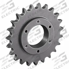 TSUBAKI Sprocket: For 60 Chain, 23 Teeth, 5.508 in Pitch Dia, 5.91 in Outside Dia, Steel (MPN 60SDS23). Key specifications — Brand: TSUBAKI; Required Bushing Series: SDS.