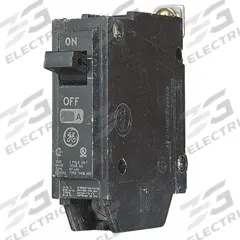GE Miniature Circuit Breaker: THHQB, 60 A, 120/240V AC, Single Phase, 22kA at 120/240V AC, 1 Poles (MPN THHQB1160). Key specifications — attr195972: 60 A; attr195973: 120/240V AC; attr195974: Single; attr195975: 22kA at 120/240V AC; attr195976: Bus Connections of Load Centers.