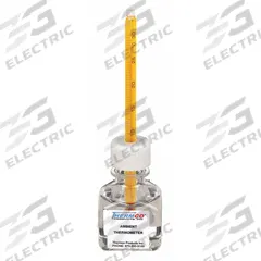 THERMCO Bottle Thermometer: 10°C to 30°C, +/-1°C, 30 mL Bottle Volume, Glycol (MPN ACCAM0401S). Key specifications — Bottle Fill Medium: Glycol; Temperature Units: Celsius; Accuracy: +/-1°C; Brand: THERMCO.