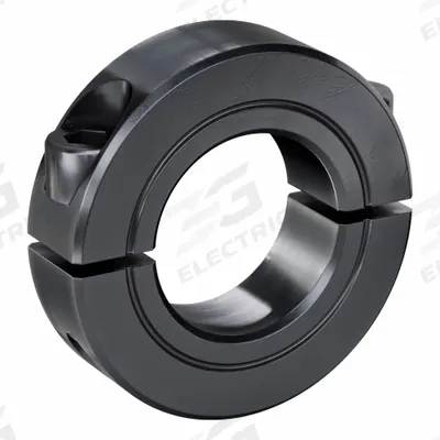 RULAND MANUFACTURING Shaft Collar: 2-Piece, Inch, Round, Clamp-On, 15/16 in Bore Dia - Steel Shaft Collars