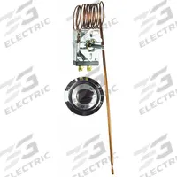 Electric Thermostat: 175°F to 550°F Temp Range, 175 to 550 Dial, 60 in Capillary, 120V AC/277V AC (MPN 5300-735). Key specifications — Input Voltage: 120V AC; Manufacturer Part Number: 5300-735; Product Type: Electric Thermostat; Brand: ROBERTSHAW.