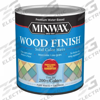 MINWAX Wood Stain: Wood Stain, Interior, Water, 1 qt Container Size, Wood, Satin - Wood Stains