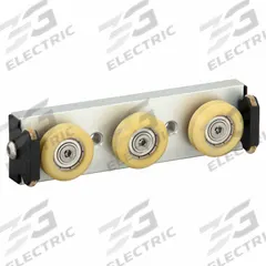 BISHOP-WISECARVER Linear Guide Carriage Assembly: PW, Size 2, 3-Roller Assembly, Ball (MPN UT2WPAP). Key specifications — For Use With: Vee Profile; Product Type: Ball; Carriage Material: Aluminum; For Rail Size: Size 2.
