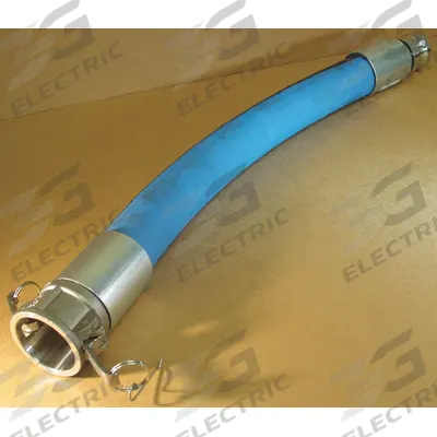 NOVAFLEX Water Suction and Discharge Hose: 1 in Hose Inside Dia., 250 psi, Blue - White Neoprene Water Suction & Discharge Hose Assemblies with EPDM Cover with Polyester Tire Cord & Wire Helix Reinforcement