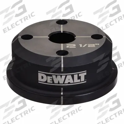 DEWALT Knockout Punch: 10 ga Sheet Metal Capacity (Steel), 2 1/2 in Nominal Size - DEWALT Knockout Punches & Dies