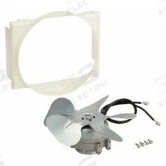 ELKAY Fan Motor Assembly (MPN 98775C). Key specifications — Compatible Product Type: Most Elkay and Halsey Taylor 4, 8 and 10 GPH Models; Includes: (4) Screw Furn with Motor; Product Type: Fan Motor Assembly; Brand: ELKAY; Filter Product Type: other.