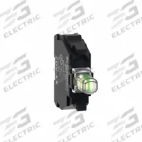SCHNEIDER ELECTRIC Lamp Module: 22 mm Size, White, LED, 240 V AC Rating, No Transformer (MPN ZBVM1). Key specifications — Compatible Operator: Selector Switch; Compatible with Series: XB5; Terminal Connection Type: Screw Clamp Terminals; Brand: SCHNEIDER; Manufacturer Part Number: ZBVM1; Includes Bulb: Bulb Included.