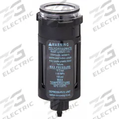 WILKERSON Air Lubricator Bowl: Plastic, LRP, LRP-96-736. Key specifications — attr111689: LRP-96-736; attr111695: LRP; attr158712: Plastic; attr111692: WILKERSON.