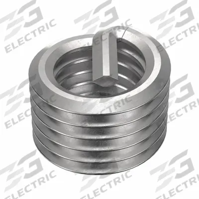 HELI-COIL Helical Insert: Tanged Tang Style, Free-Running, 1/4"-28 Thread Size, Plain - Free-Running Tanged Helical Inserts