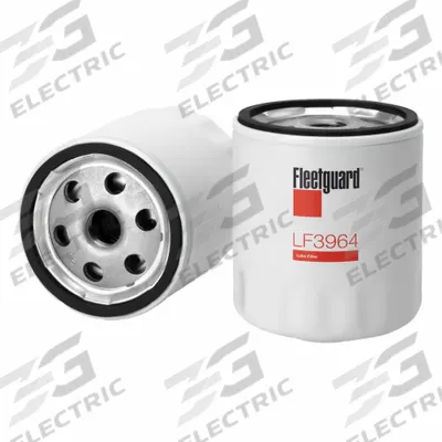 FLEETGUARD Automotive Oil Filter: B474, LF3964, 5 in Overall Ht, 13 in Overall Lg - Spin-On Oil Filters