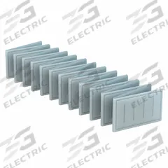GRAINGER Link Air Filter: 24 in x 18 in x 1 in, 18 in Section Wd, 24 Sections, 3 Ply, MERV 8 (MPN 6B793). Key specifications — Performance Rating: MERV 8; Brand: GRAINGER; Media Material: Synthetic.