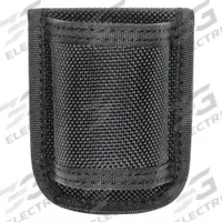 HEROS PRIDE Flashlight Pouch: Black, Nylon, Ballistic, 3 in x 2 1/2 in, Open Closure (MPN 1074). Key specifications — attr188437: Black; attr188438: Nylon; attr188431: Flashlight Pouch.