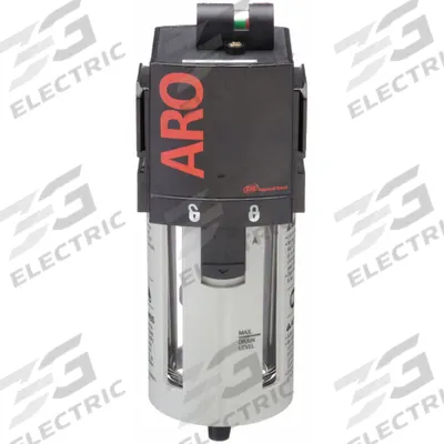 ARO Pneumatic Oil Filter: Coalescing, 1/2 in NPT, 0.3 micron, 197 cfm, 150 psi Max Op Pressure - ARO FRL Air Filters