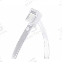 GARDNER BENDER Self Cutting Cable Tie: 8 in Nominal Lg, 2 in Nominal Max. Bundle Dia., Std, 50 PK (MPN 46-308SC). Key specifications — Outdoor Use: Yes; Color: Natural; Brand: GARDNER BENDER.