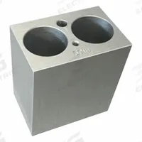 BENCHMARK SCIENTIFIC Dry Bath Block: Aluminum, 1 7/8 in Overall Wd, 2 3/4 in Overall Lg, 2 Wells (MPN BSH100-500). Key specifications — Product Type: Dry Bath Block; Material: Aluminum; Volume Capacity: 50 mL; Brand: BENCHMARK SCIENTIFIC.