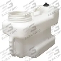 TRICO Fluid Storage Container: Container, 3 gal Fluid Capacity, Plastic Material, 11 in Container Ht (MPN 34461). Key specifications — Brand: TRICO; Color: Clear.
