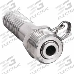 SANI-LAV Swivel Hose Adapter: Stainless Steel, Stainless, 3 3/4 in Overall Lg, Barb (MPN N15S). Key specifications — Inlet Connection Type: Barb; Brand: SANI-LAV; Color/Finish: Stainless; Includes: Trigger Lock Ring; Material: Stainless Steel; Product Type: Hose Adapter.