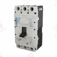 EATON Molded Case Circuit Breaker: 500 A Amps, 65kA at 480V AC, Fixed, ABC, Line/Load Lug, Std (MPN PDG33M0500TFAJ). Key specifications — Series: PD Series; Max. AIR Rating: 65kA at 480V AC; Instantaneous Trip: Fixed; Phase Connection: ABC; Terminal Connection: Line/Load Lug; Frame Size: 3.