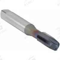 OSG Spiral Point Tap: #8-32 UNC, H5 / 2B, 3 Flute, Plug Chamfer, V Coated Powdered Metal (MPN 1760008)