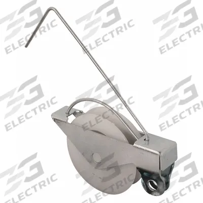 PRIME-LINE Tension Spring Roller: Tension Spring Roller, 5 23/64 in Overall Ht, Unfinished - Screen Door Hardware
