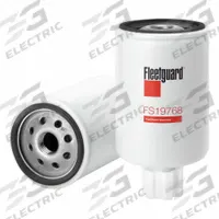 FLEETGUARD Fuel Filter: Spin-On, 5 9/16 in Overall Lg, 3 in Outside Dia, 3/4"-16 Thread Size, Diesel (MPN FS19768). Key specifications — Brand: FLEETGUARD; Compatible Vehicle Make: -.