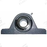 NTN Pillow Block Bearing: 2 15/16 in Bore, Cast Iron, Eccentric Collar, 3 1/4 in Shaft Ht, 2,100 RPM (MPN UELP-2.15/16M). Key specifications — Brand: NTN; Maximum Speed: 2,100 RPM; Mounting Bolt Size: 3/4 in; System of Measurement: Inch.