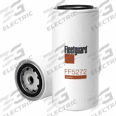 FLEETGUARD Automotive Fuel Filter: 12 11/16 in Overall Lg, 3 11/16 in Outside Dia - Spin-On Fuel Filters