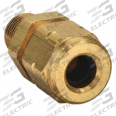PARKER Compression Fitting Adapter: 1/4 in OD x 1/8 in Pipe Fitting Size, Compression x MNPT - Oil, Fuel & Coolant Compression Fittings
