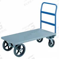 LITTLE GIANT Platform Truck: 3,000 lb, 60 in L x 36 in W x 16 1/2 in H Deck, Solid, 12 ga Deck, Std (MPN R-3660-S). Key specifications — Side Panel Type: No Side Panels; Brand: LITTLE GIANT; Color: Gray; Caster/Wheel Configuration: (2) Rigid.