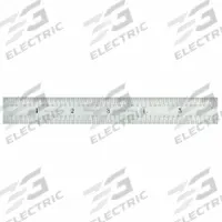 STARRETT Steel Rule, Semi-Flexible: C304SRE-6, 6 in, 0.02 in Thick, 1/64 in, Chrome, Black, Satin. Key specifications — attr939978: 1/64 in; attr934745: STARRETT; attr944509: Chrome; attr939993: Decimal; attr986193: Etched.
