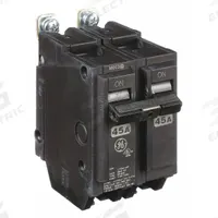 GE Miniature Circuit Breaker: THQB, 45 A, 120/240V AC, Single Phase, 10kA at 120/240V AC, Std (MPN THQB2145). Key specifications — attr195972: 45 A; attr195973: 120/240V AC; attr195974: Single; attr195975: 10kA at 120/240V AC; attr195976: Lighting Panels.