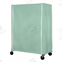 EAGLE GROUP Utility Cart Cover: Green, Nylon, Zipper, 24 in Wd, 63 in Ht, 24 in Dp (MPN CZC-63-2424-LG). Key specifications — For Use With: Any Standard Eagle Cart; Brand: EAGLE GROUP.
