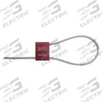 TYDENBROOKS Cable Seals: Red, Aluminum, 12 in Cable Lg, 13/64 in Cable Dia, Random, 200 PK (MPN 1061007). Key specifications — Brand: TYDENBROOKS; Marking Color: White; Marking Included: Numbers; Marking Message: Sealed; Marking Numbering: Random.