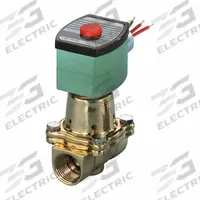 REDHAT Solenoid Valve: 2-Way, Normally Closed, 1/2 in Pipe Size, 110V AC/120V AC, High Temp (MPN 8222G002). Key specifications — Coil Enclosure: Watertight; Pipe Size: 1/2 in; Voltage: 110V AC; Brand: REDHAT.