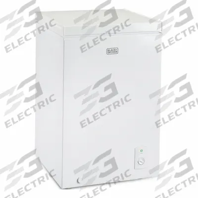 BLACK & DECKER Chest Freezer: White, 3.5 cu ft Capacity - Chest Freezers